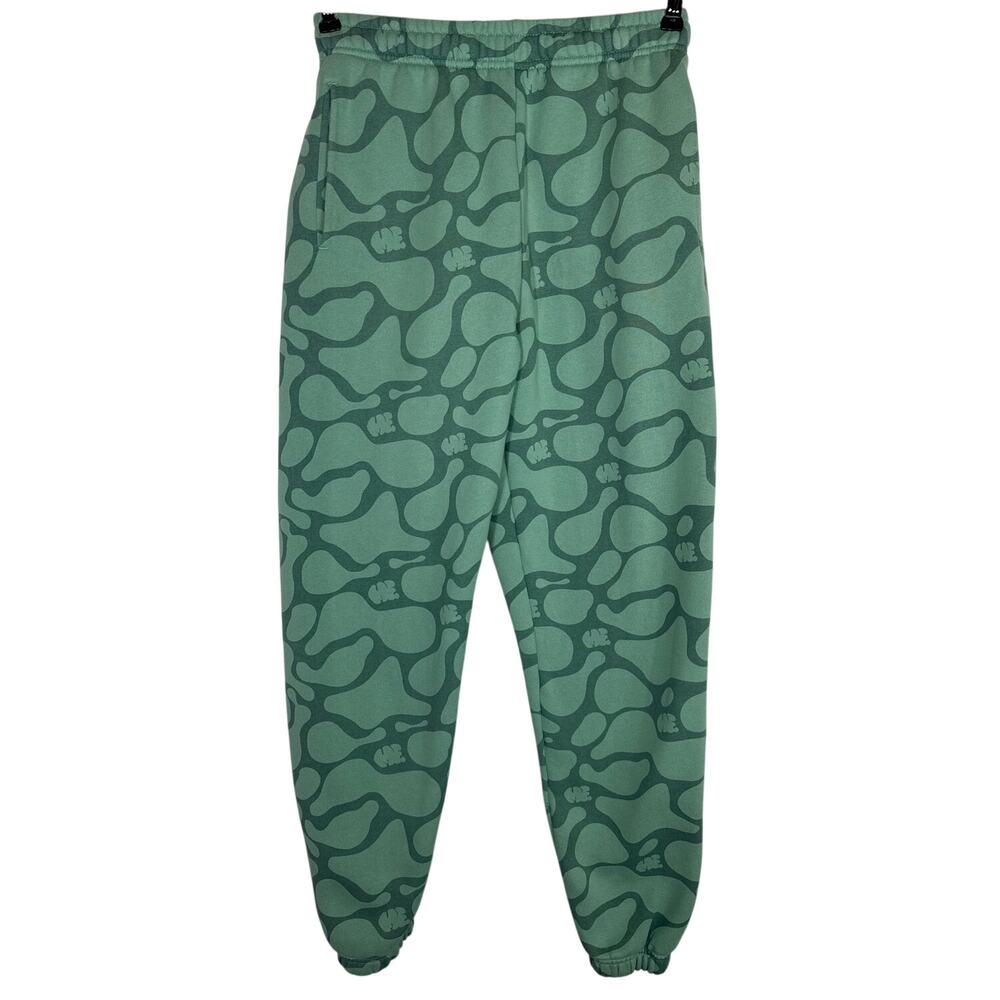 Melody Ehsani ME Green Camo Logo Sweatpants Joggers, XS